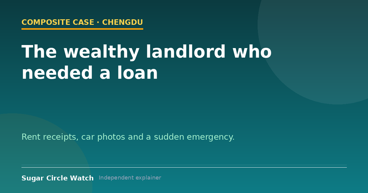 The wealthy landlord who needed a loan (case illustration)