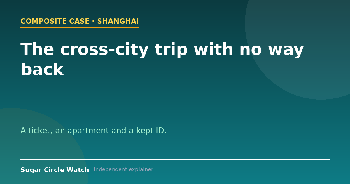 The cross-city trip with no way back (case illustration)