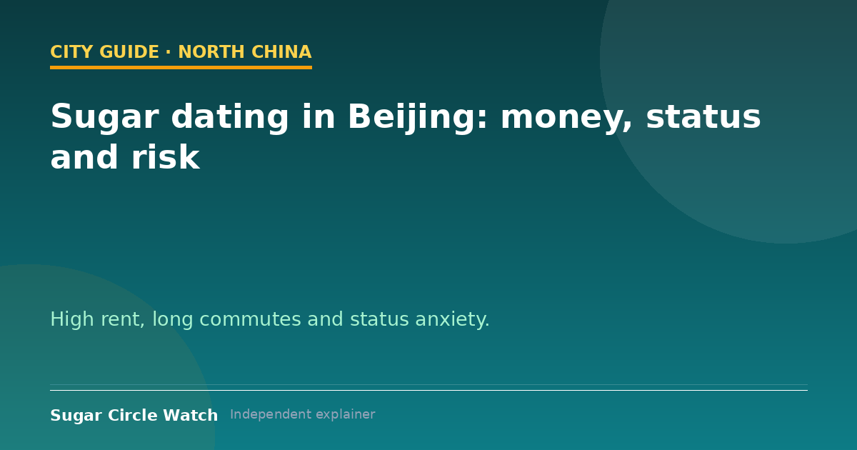 Sugar dating in Beijing