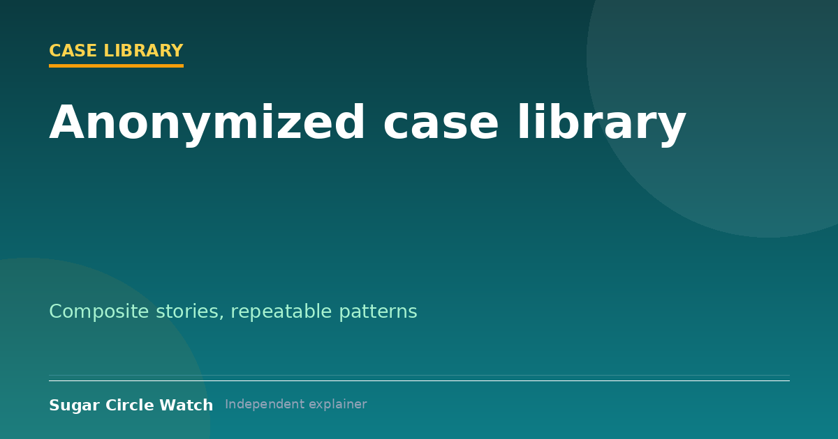 Anonymized case library