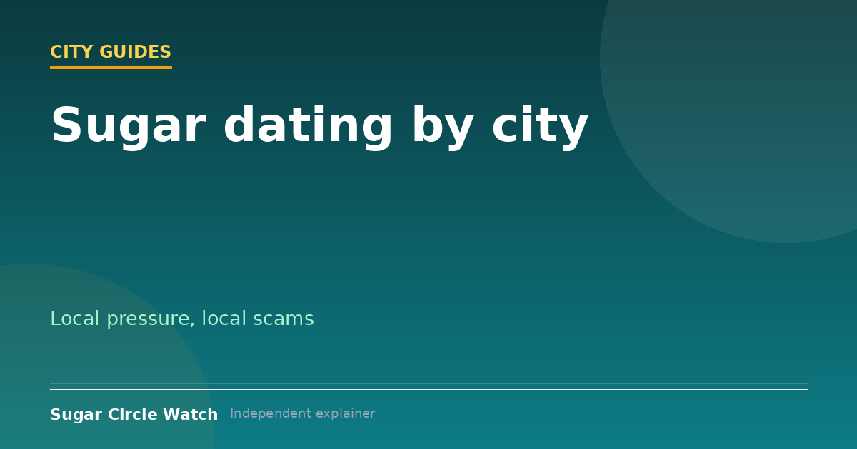 City guides to sugar dating