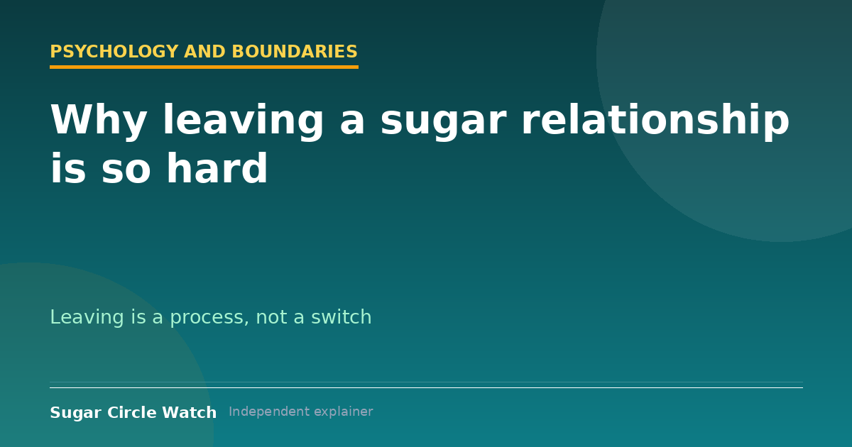 Why leaving a sugar relationship is so hard (illustration)