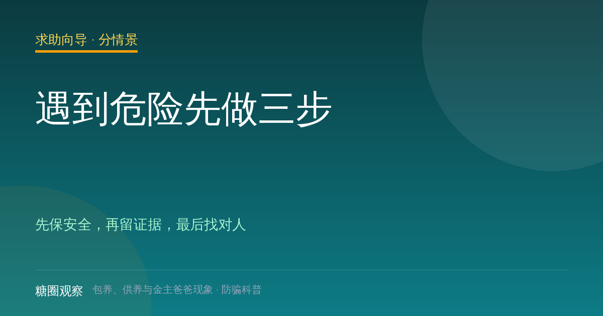 分情景求助向导配图